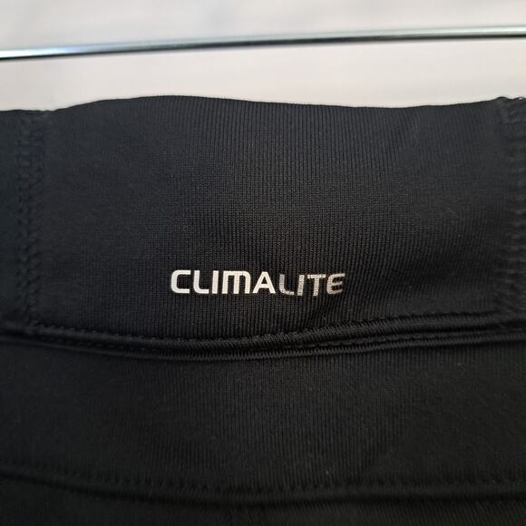 Adidas Climalite Cropped Black Wide Leg Athletic Pants Women's Small - Picture 4 of 6